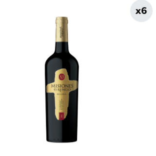 6x Vino Misiones De Rengo Reserva Cabernet Sauvignon 750cc