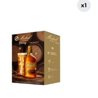 Mistral Nobel Honey 35° 750cc + Vaso