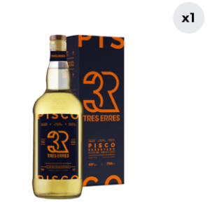Pisco Tres Erres 40° 750cc
