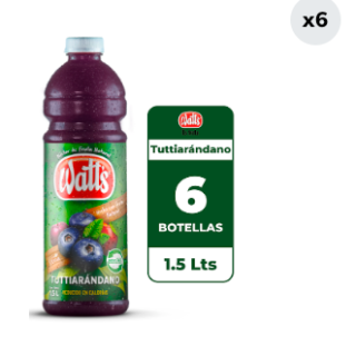 6x Néctar Watt's Tuttiarándano 1.5L