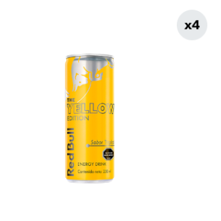 4x Bebida Energética Red Bull Tropical 250cc