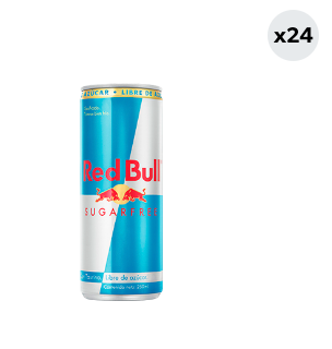 24x Bebida Energética Red Bull Sin Azúcar 250cc